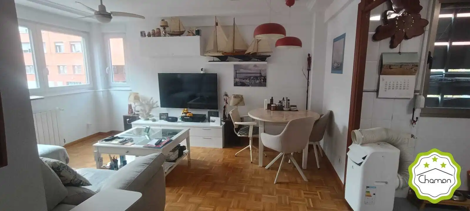 Sala d'estar de Pis de lloguer en Centro Urbano - Hirigunea