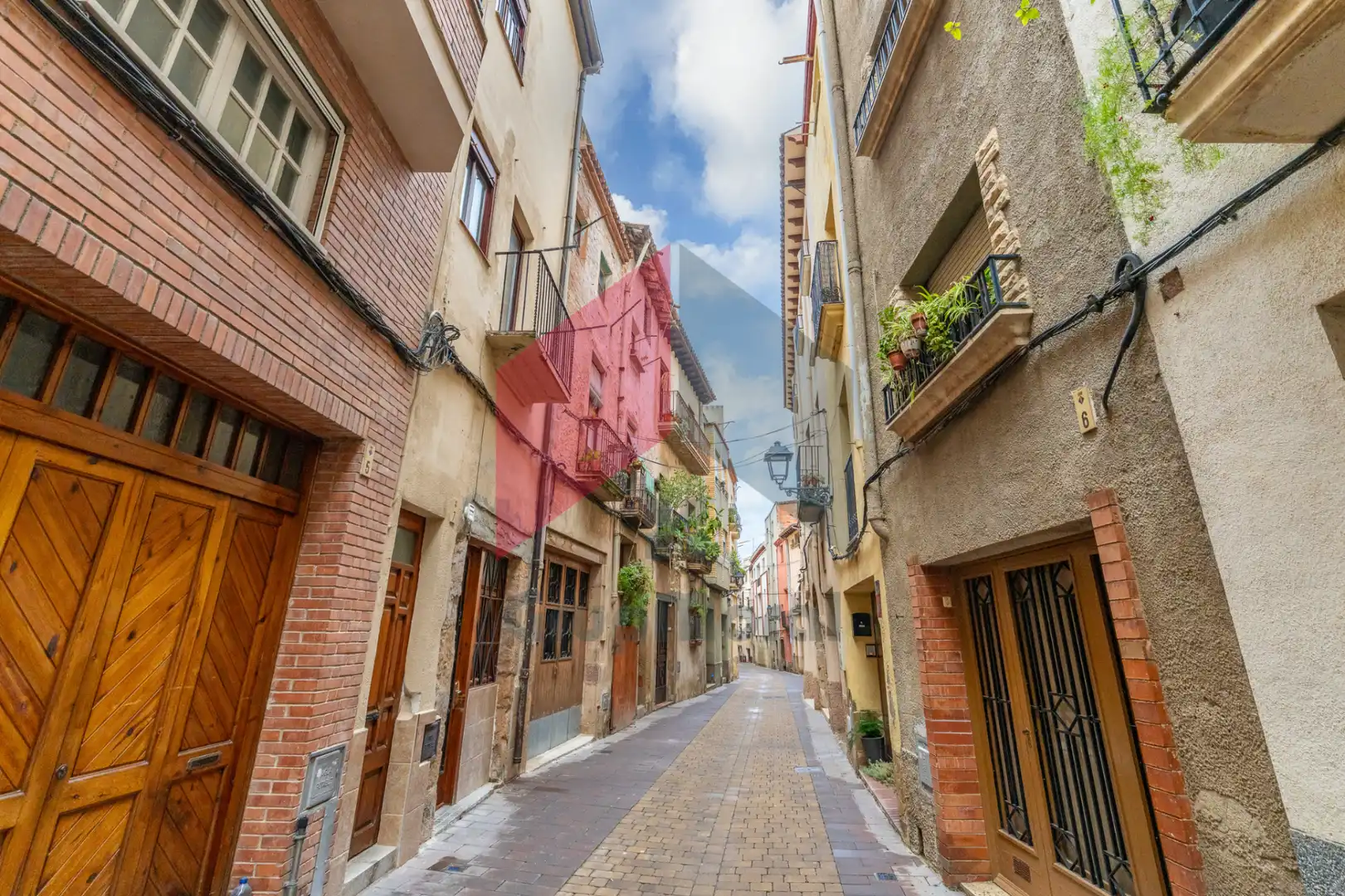 Vista exterior de Casa o xalet en venda en Alcover amb Moblat i Balcó