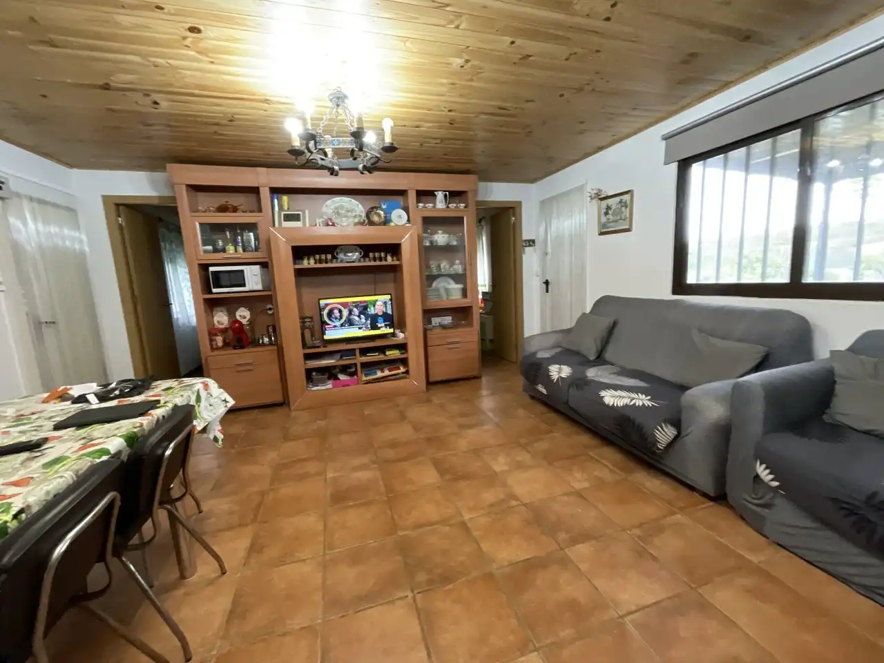 Sala de estar de Finca rústica en venta en Santo Domingo de la Calzada con Jardín privado