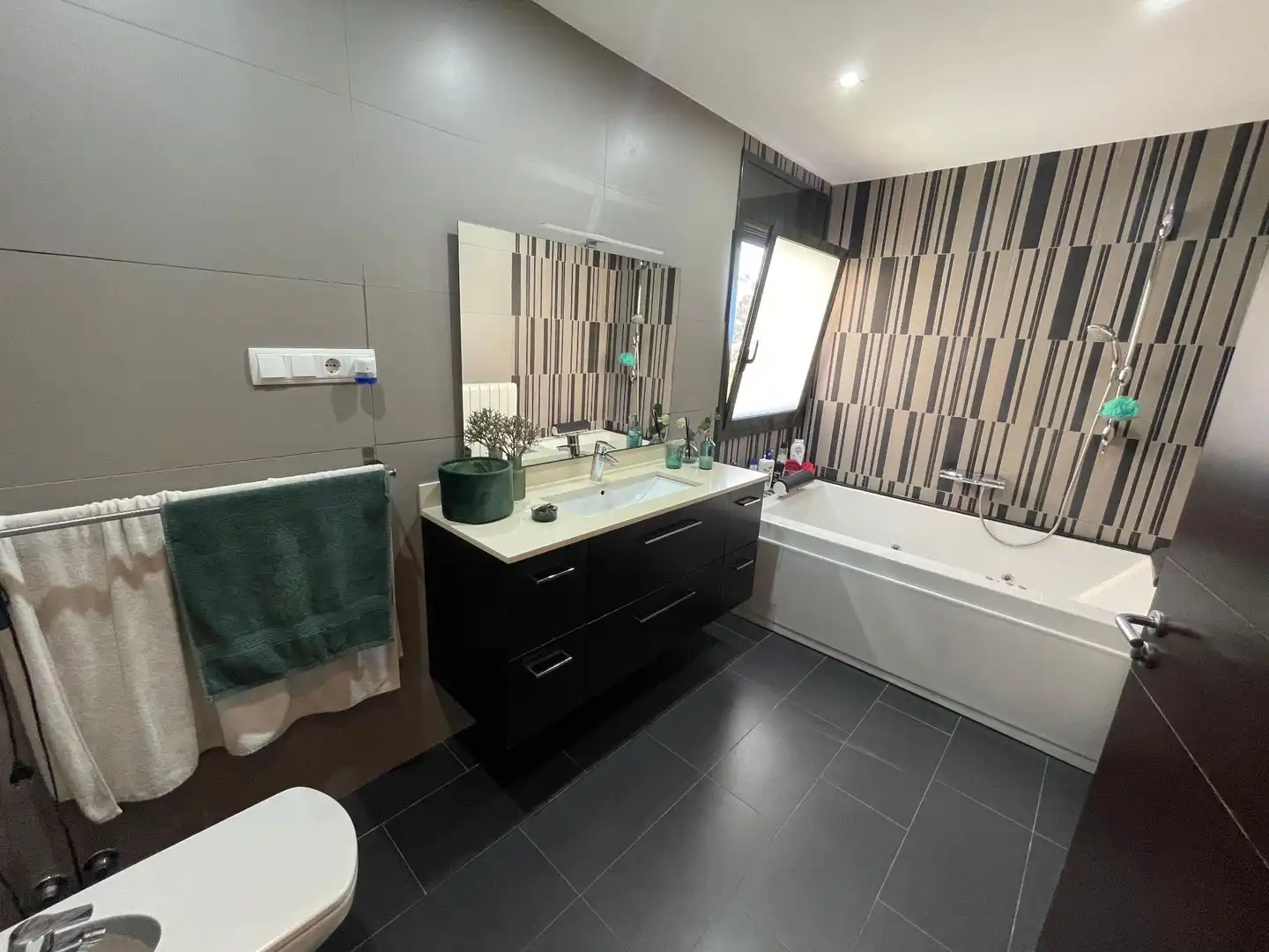 Baño de Casa o chalet en venta en Fogars de la Selva con Aire acondicionado, Calefacción y Jardín privado