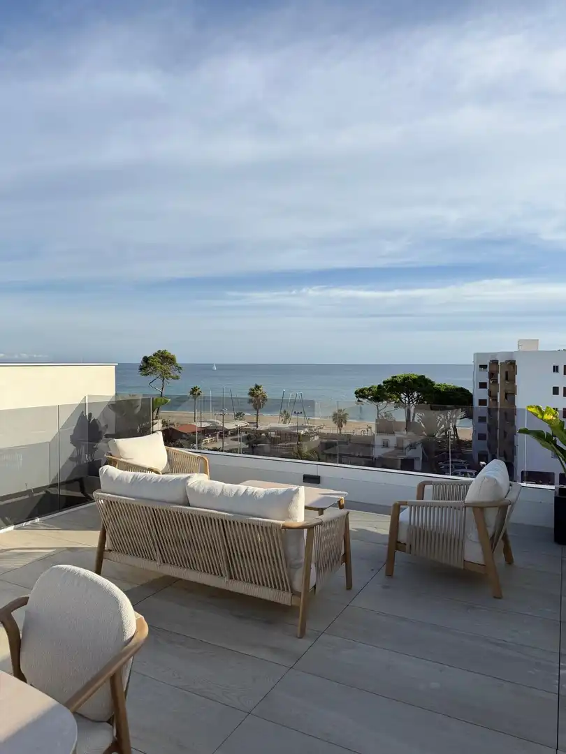 Terrasse von Dachboden zum Verkauf in Cambrils mit Klimaanlage, Terrasse und Schwimmbad