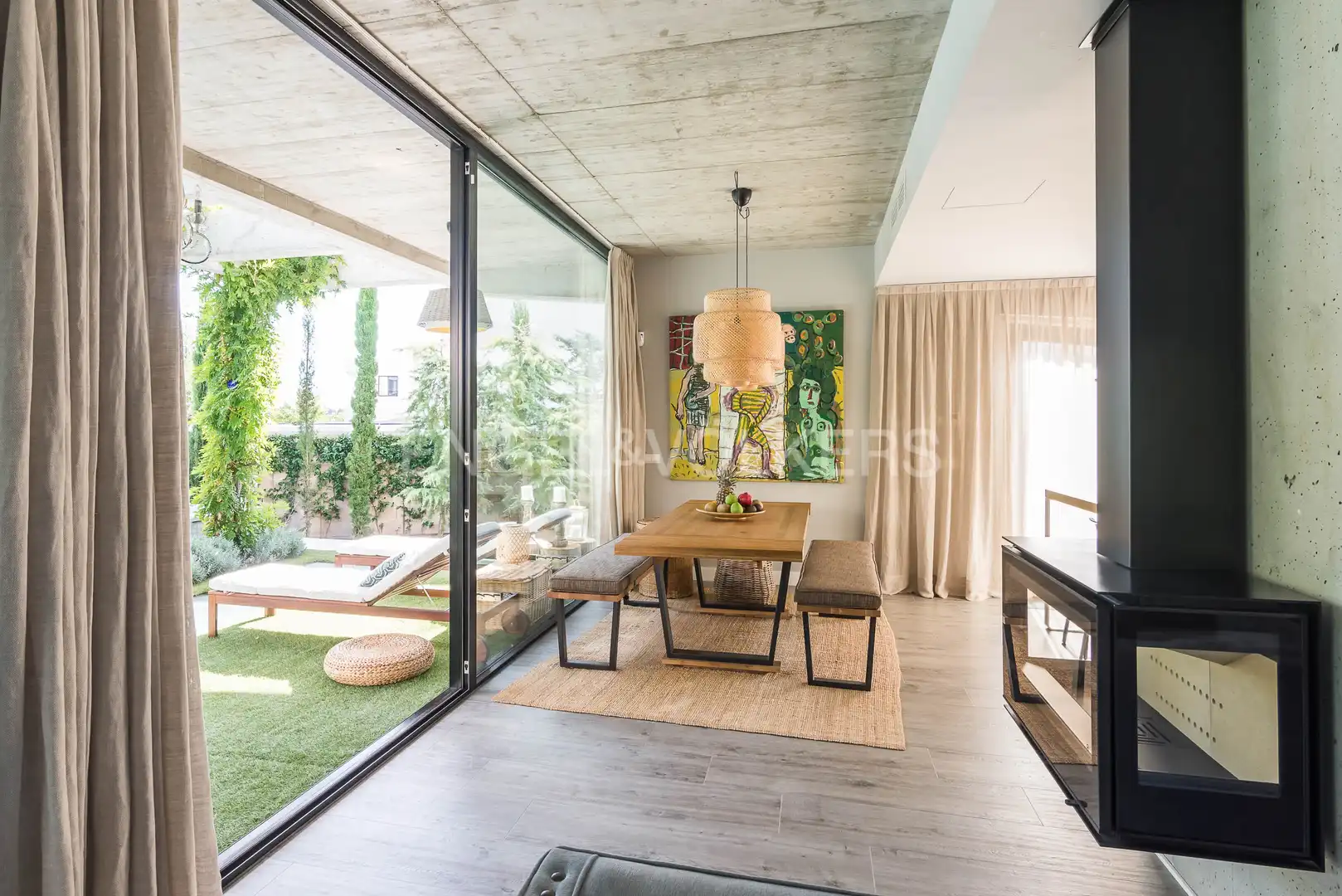 Dining room of Houses for sale in Pozuelo de Alarcón  with Air Conditioner, Heating and Private garden