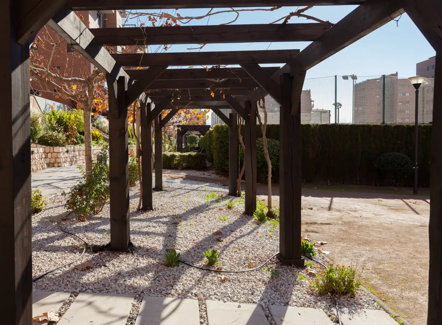 Garden of Flat for rent in Granada  with Air Conditioner, Heating and Parquet flooring