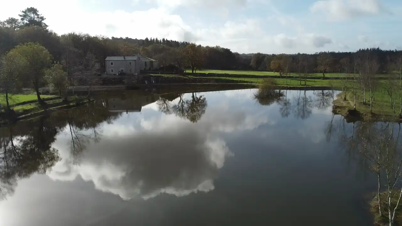 Garden of Country homes for sale in Lugo  with Air Conditioner, Heating and Private garden