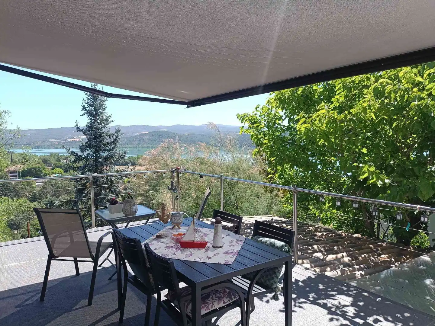 Terraza de Casa o chalet en venta en La Puebla de Castro con Aire acondicionado, Calefacción y Jardín privado
