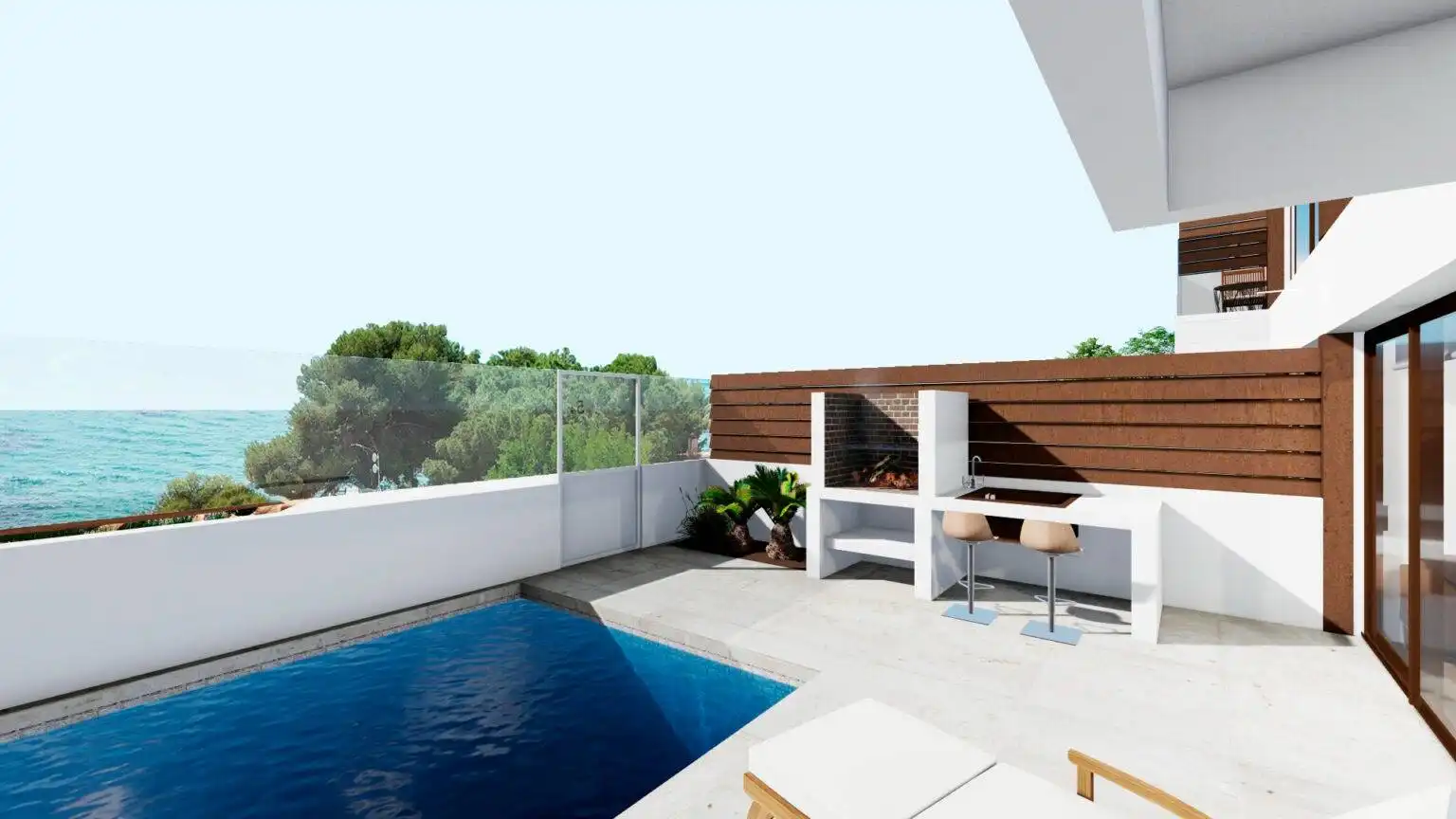 Terrace of Apartments for sale in Cartagena  with Heating, Terrace and Furnished