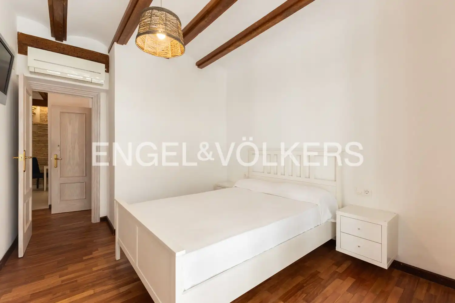 Bedroom of Flat for sale in Valencia  with Air Conditioner, Heating and Parquet flooring
