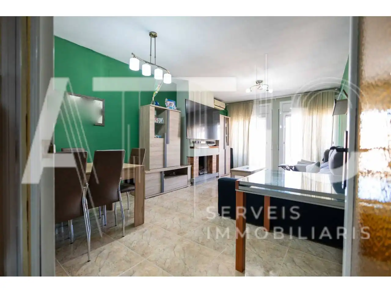 Sala de estar de Apartamento en venta en Sabadell con Aire acondicionado, Calefacción y Trastero