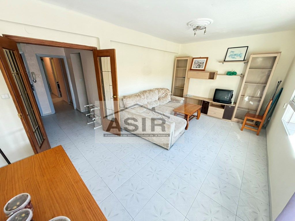 Living room of Flat for sale in Alzira  with Terrace and Balcony