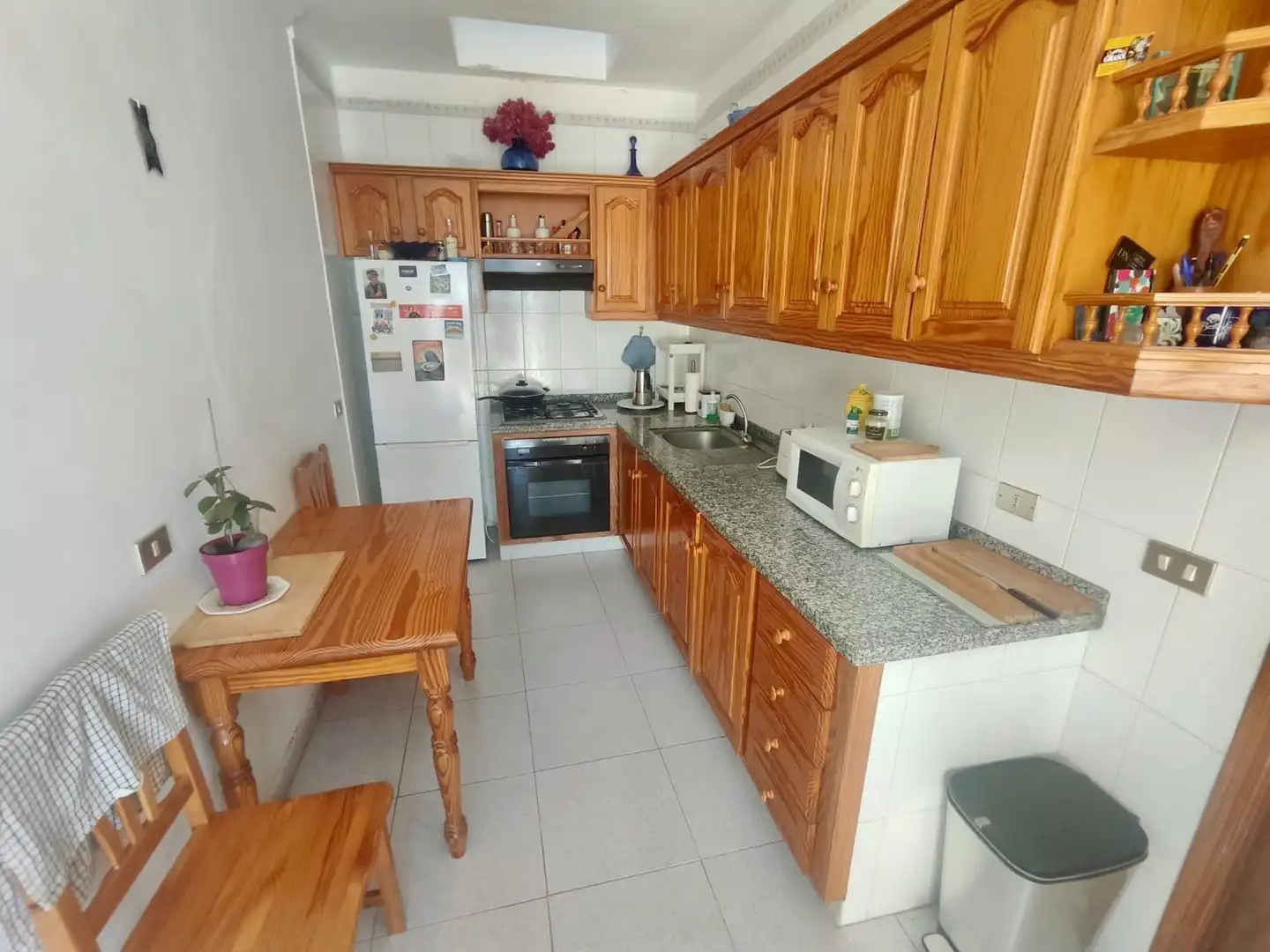 Cuina de Pis de lloguer en Santiago del Teide amb Terrassa i Moblat