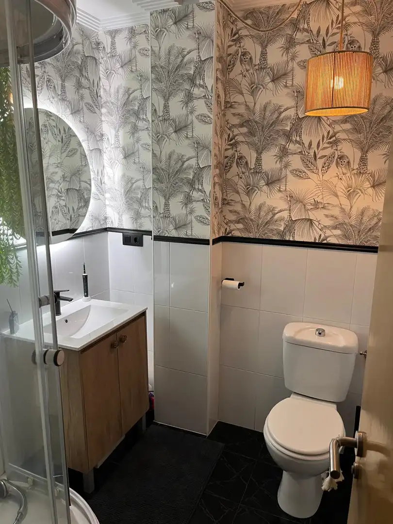Baño de Casa adosada en venta en Polanco con Calefacción, Jardín privado y Terraza