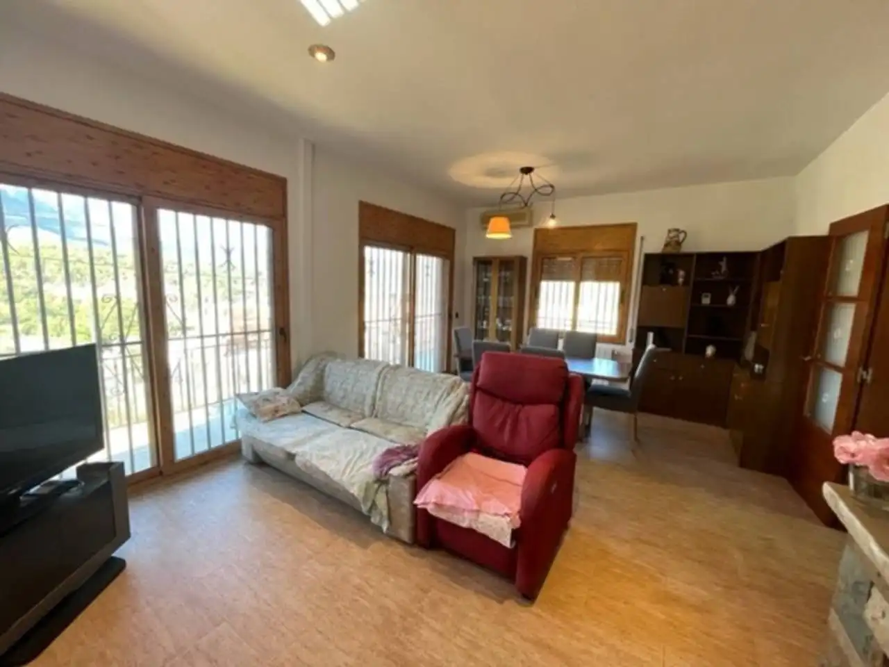 Living room of Houses for sale in Castellbell i el Vilar  with Air Conditioner, Heating and Private garden