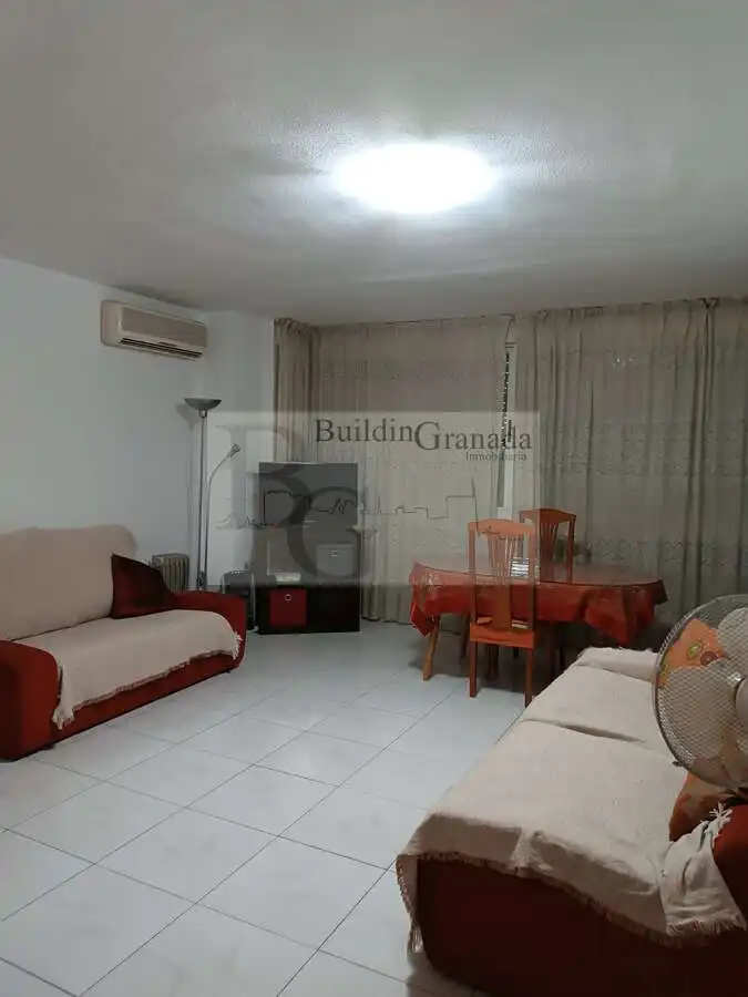 Sala de estar de Piso de alquiler en Granada con Aire acondicionado, Amueblado y Microondas