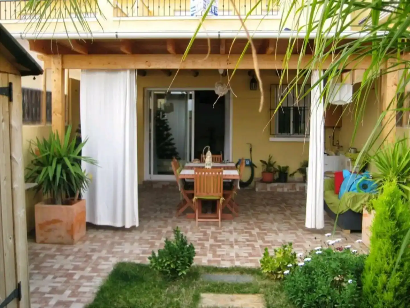 Terrasse von Wohnungen zum Verkauf in Mutxamel mit Klimaanlage und Schwimmbad