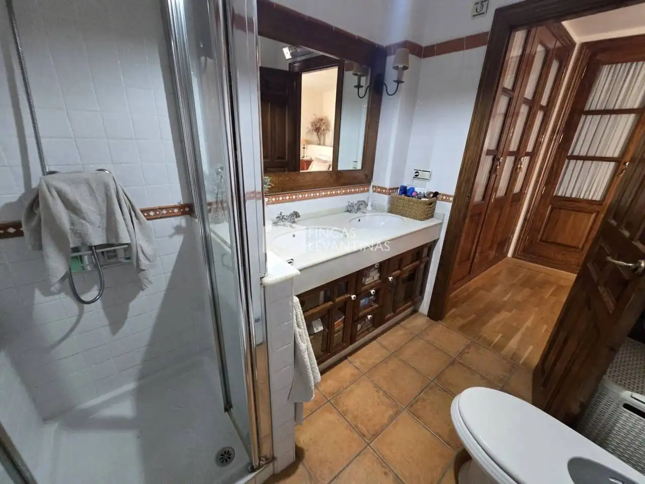 Baño de Casa o chalet en venta en San Vicente del Raspeig / Sant Vicent del Raspeig con Terraza y Amueblado