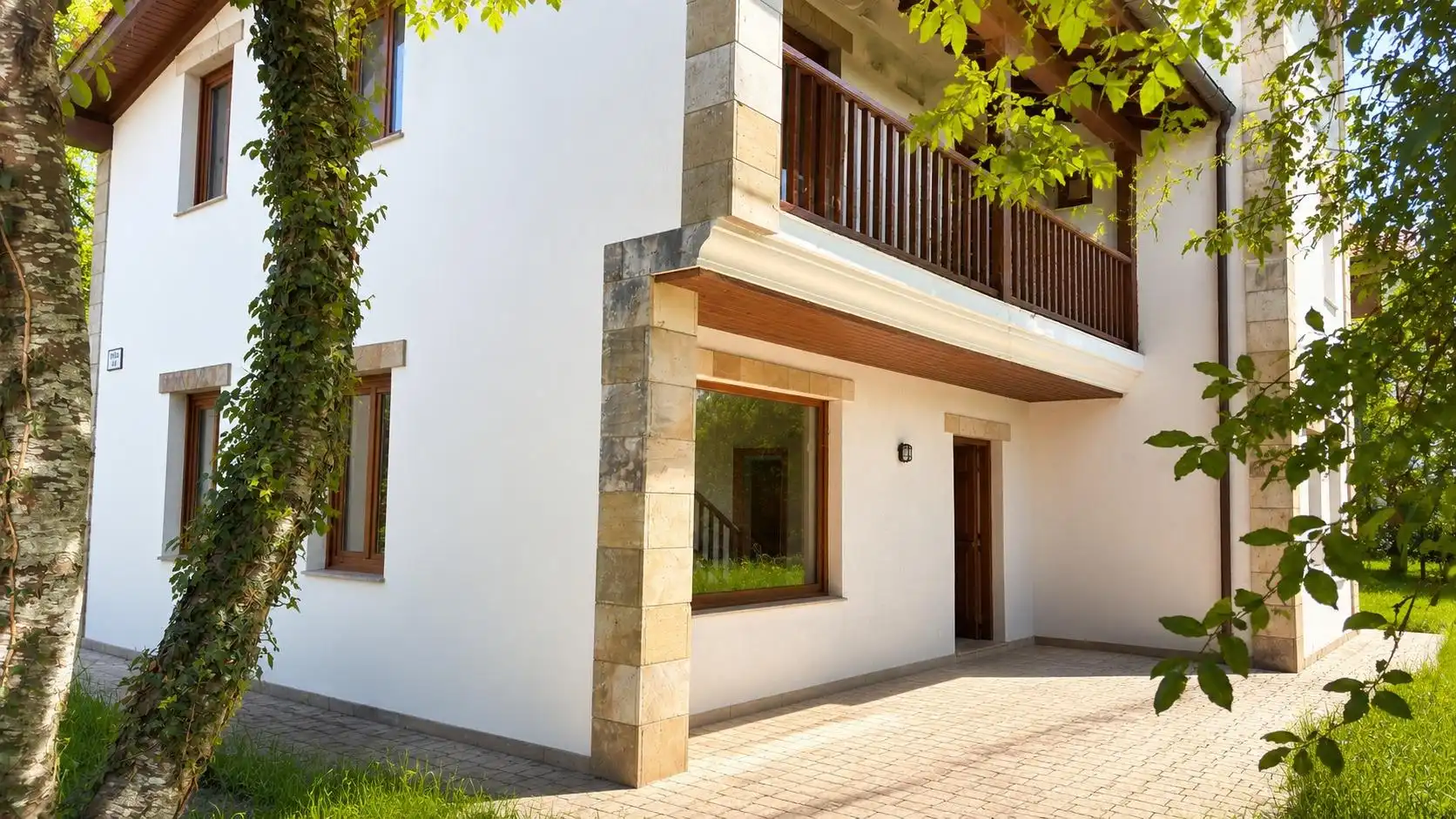 Vista exterior de Casa o chalet en venta en Ruiloba con Calefacción, Jardín privado y Balcón