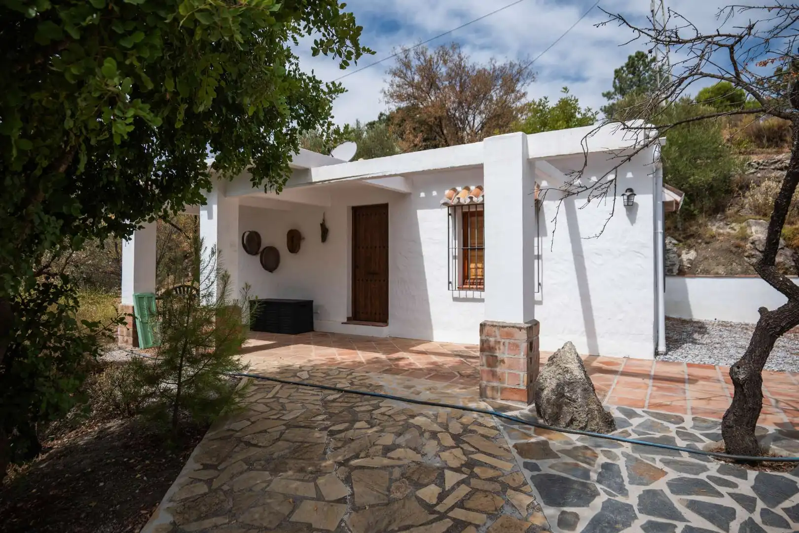 Exterior view of Houses for sale in Canillas de Albaida  with Air Conditioner, Private garden and Terrace
