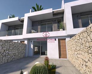 Exterior view of Single-family semi-detached for sale in Pilar de la Horadada  with Private garden, Terrace and Swimming Pool