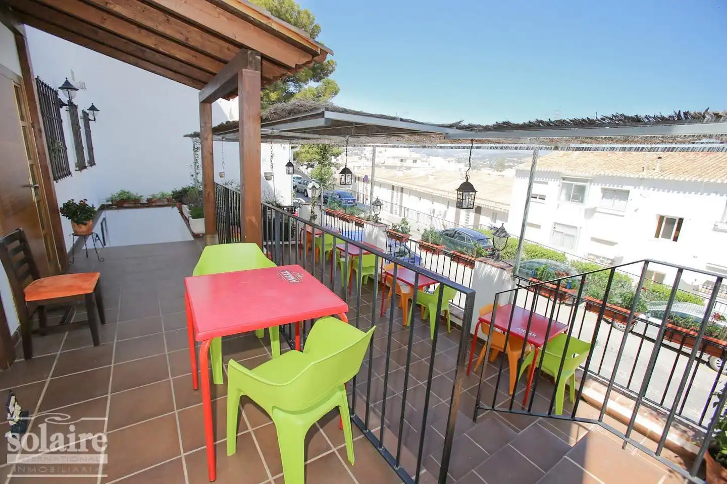 Terrasse von Geschaftsraum zum Verkauf in Altea mit Klimaanlage