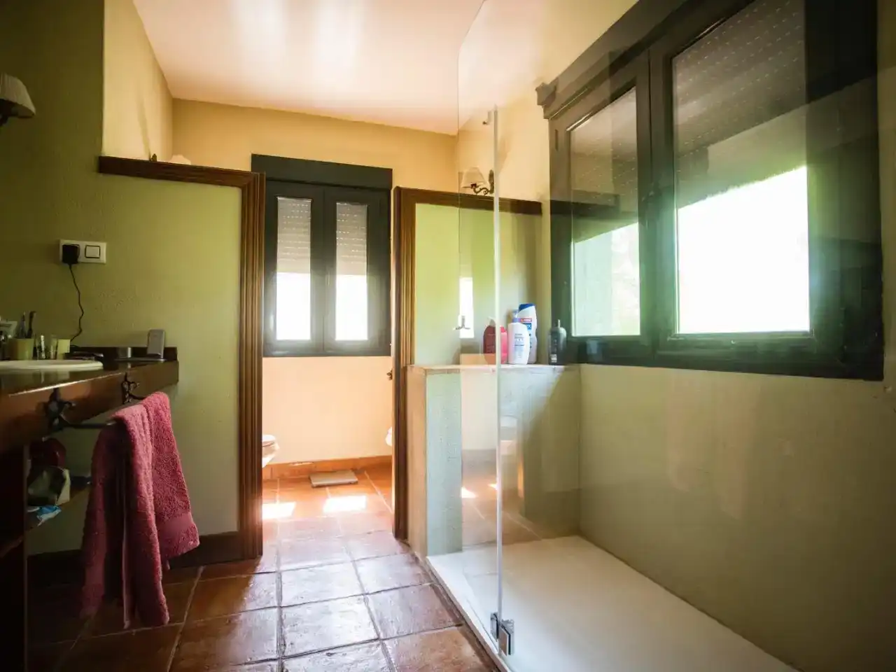 Bany de Finca rústica en venda en Garvín amb Aire condicionat, Jardí privat i Piscina