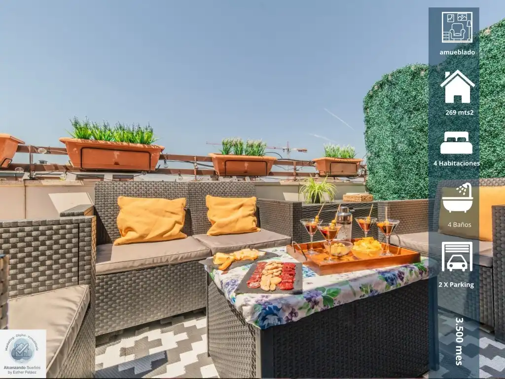 Maisonette zur Miete in Avenida Principe de Asturias, Zona Monte El Pilar