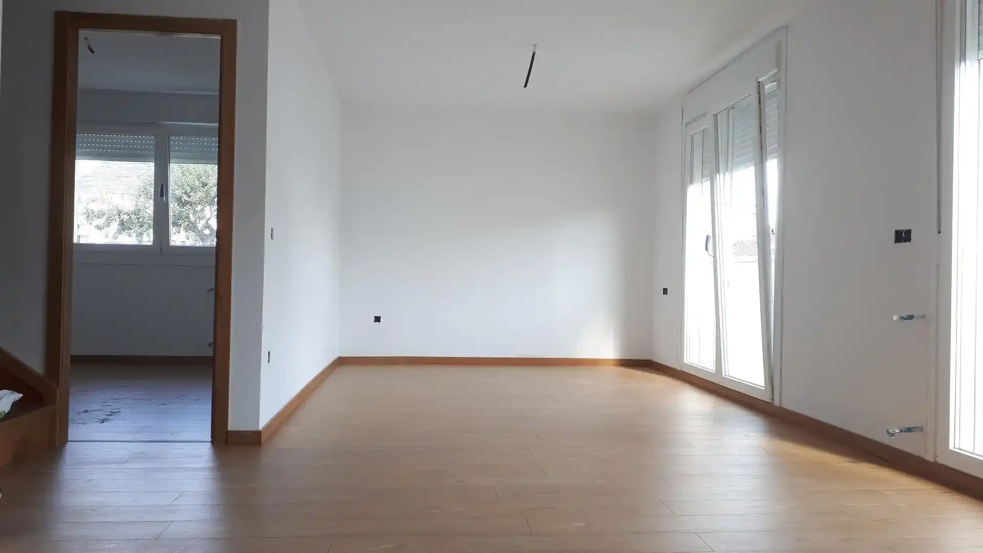Sala d'estar de Casa adosada en venda en A Pobra de Trives  amb Balcó