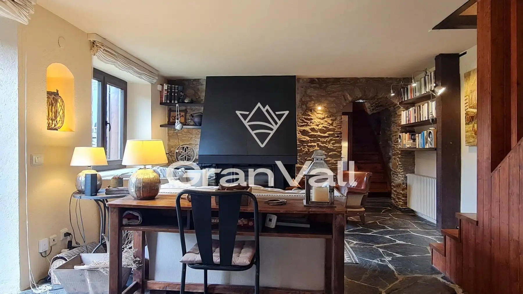 Sala d'estar de Casa o xalet en venda en Bolvir amb Calefacció, Jardí privat i Terrassa