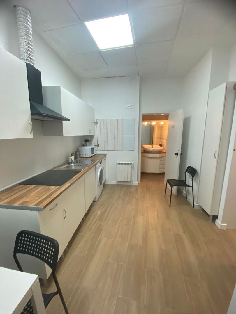 Kitchen of Flat to rent in Cuenca Capital  with Heating, Furnished and Oven