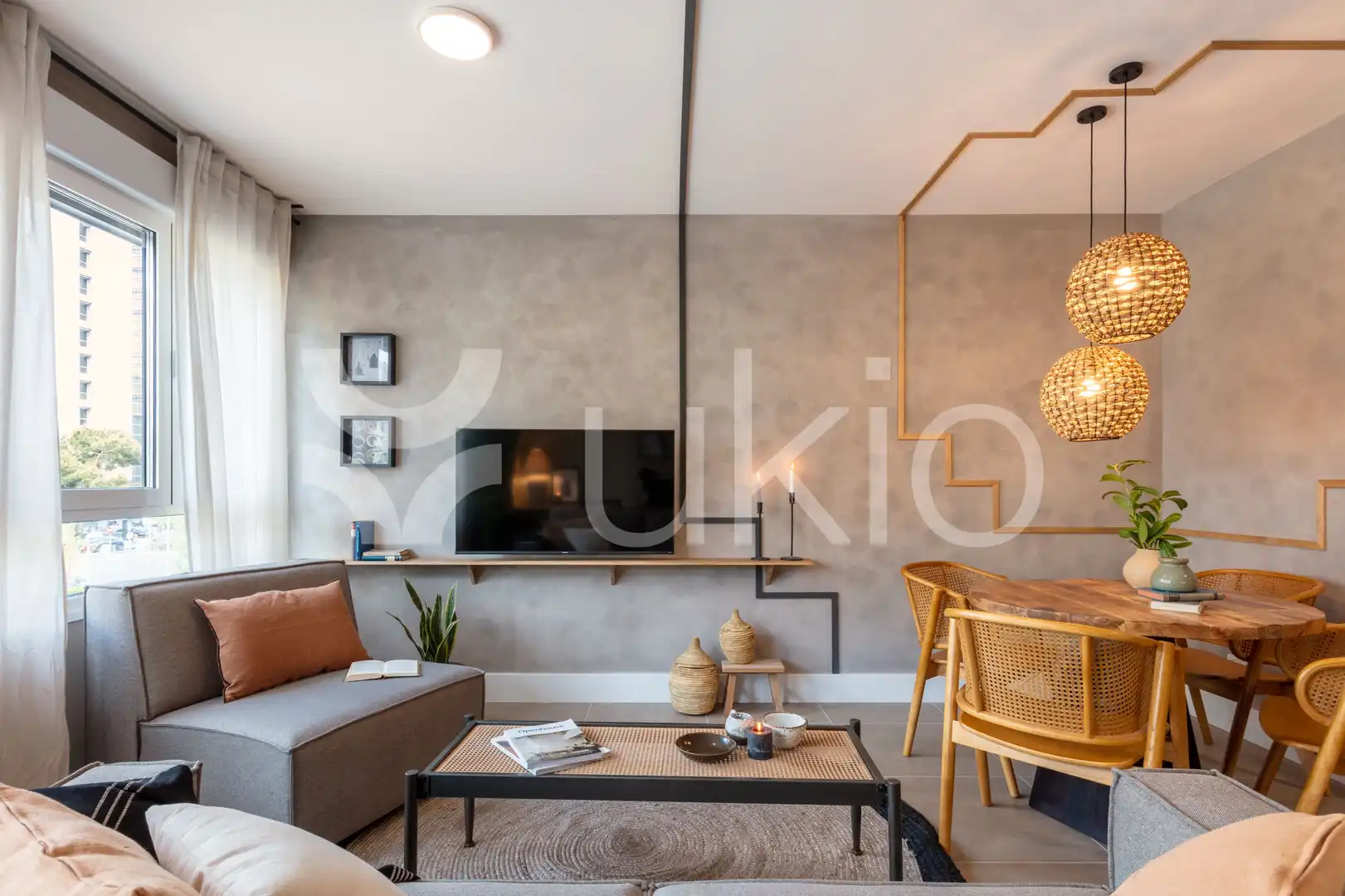 Living room of Apartments for rent in Madrid  with Air Conditioner, Heating and Terrace