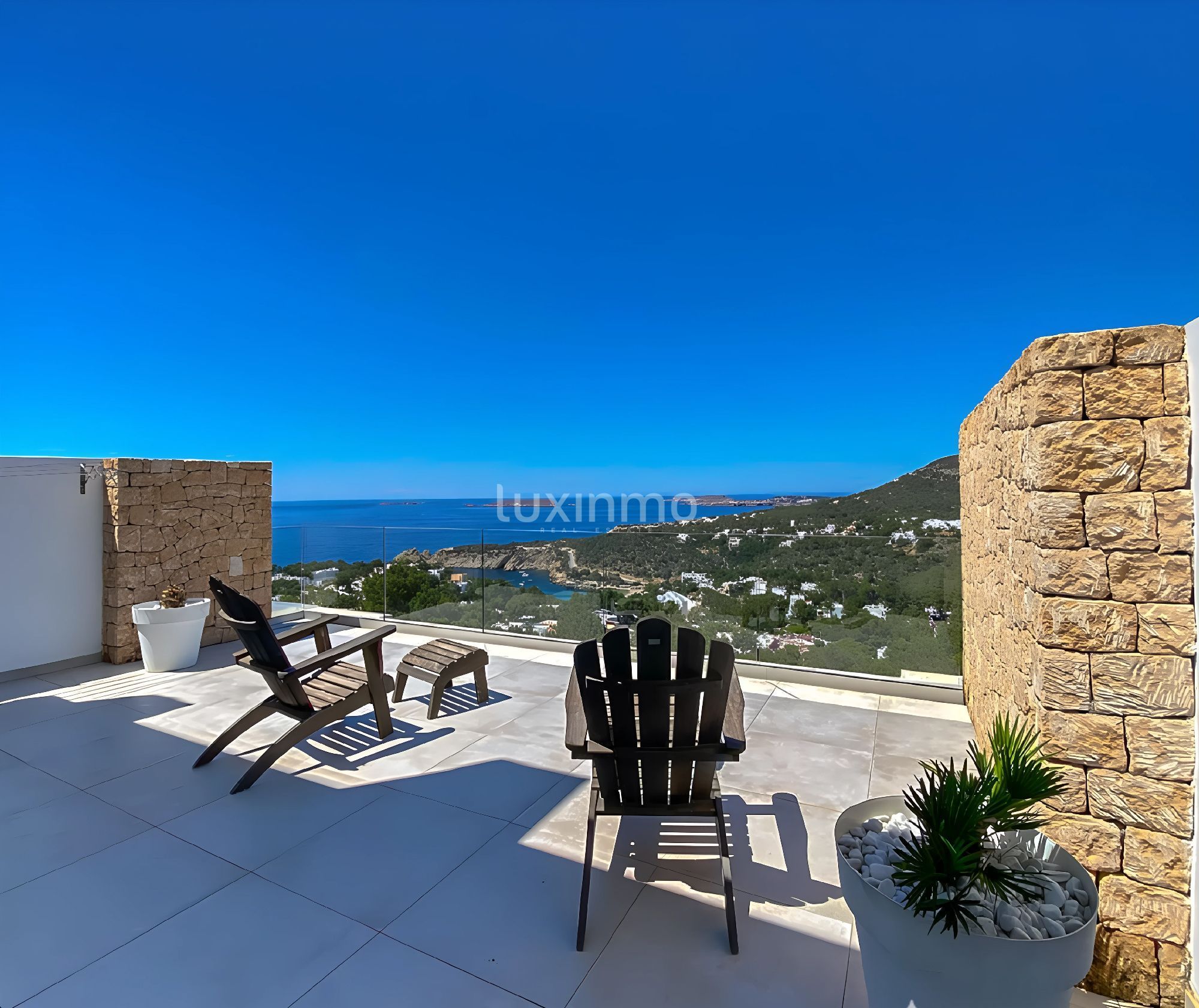 Terrace of Attic for sale in Sant Josep de sa Talaia  with Air Conditioner, Heating and Private garden