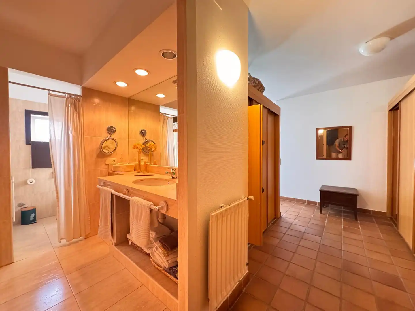 Baño de Casa o chalet en venta en Pontevedra Capital  con Calefacción, Jardín privado y Terraza