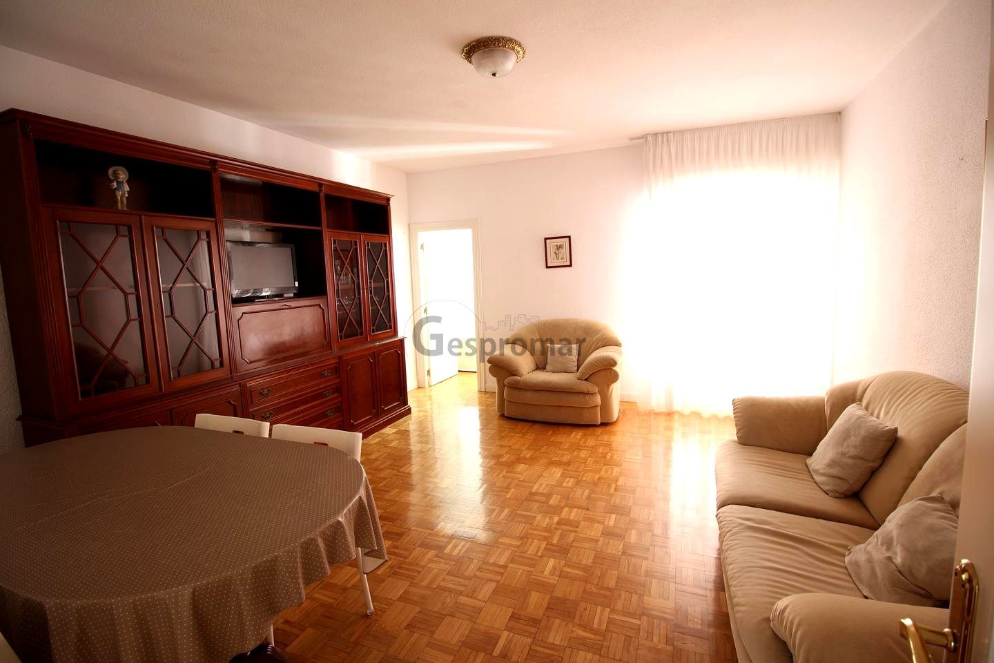 Living room of Flat to share in  Madrid Capital  with Air Conditioner and Furnished