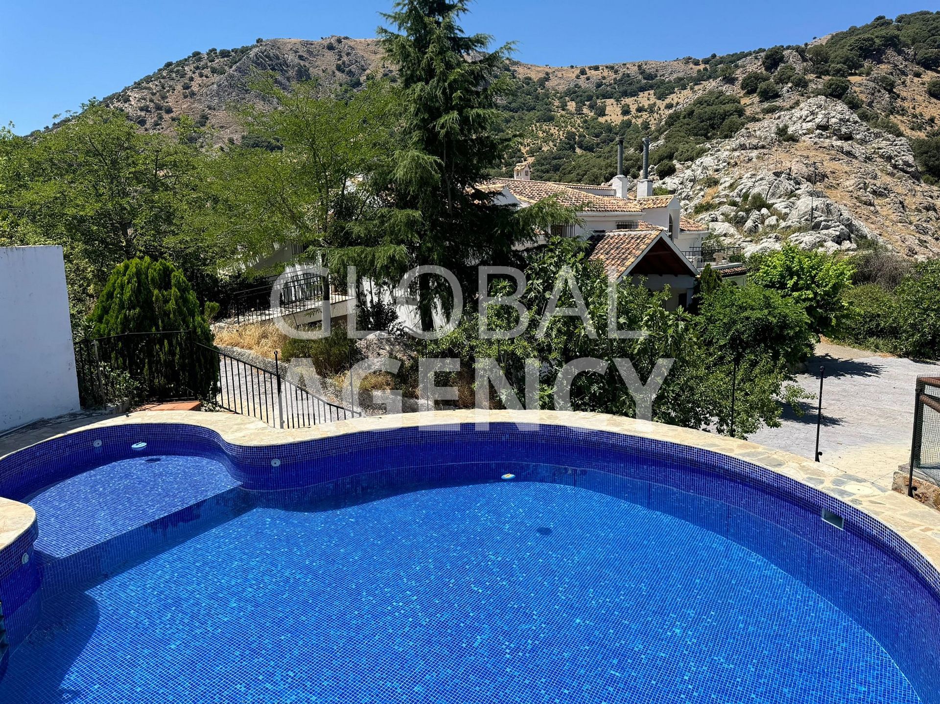 Swimming pool of Country house for sale in  Jaén Capital  with Heating, Private garden and Terrace