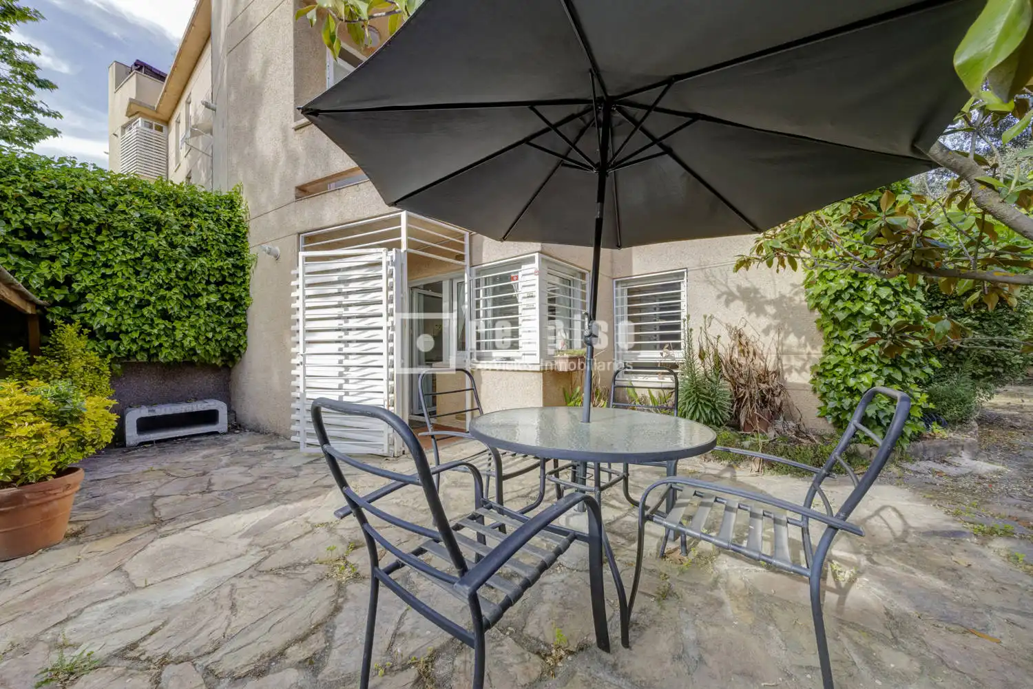 Terrace of Flat for sale in Pozuelo de Alarcón  with Heating, Private garden and Parquet flooring