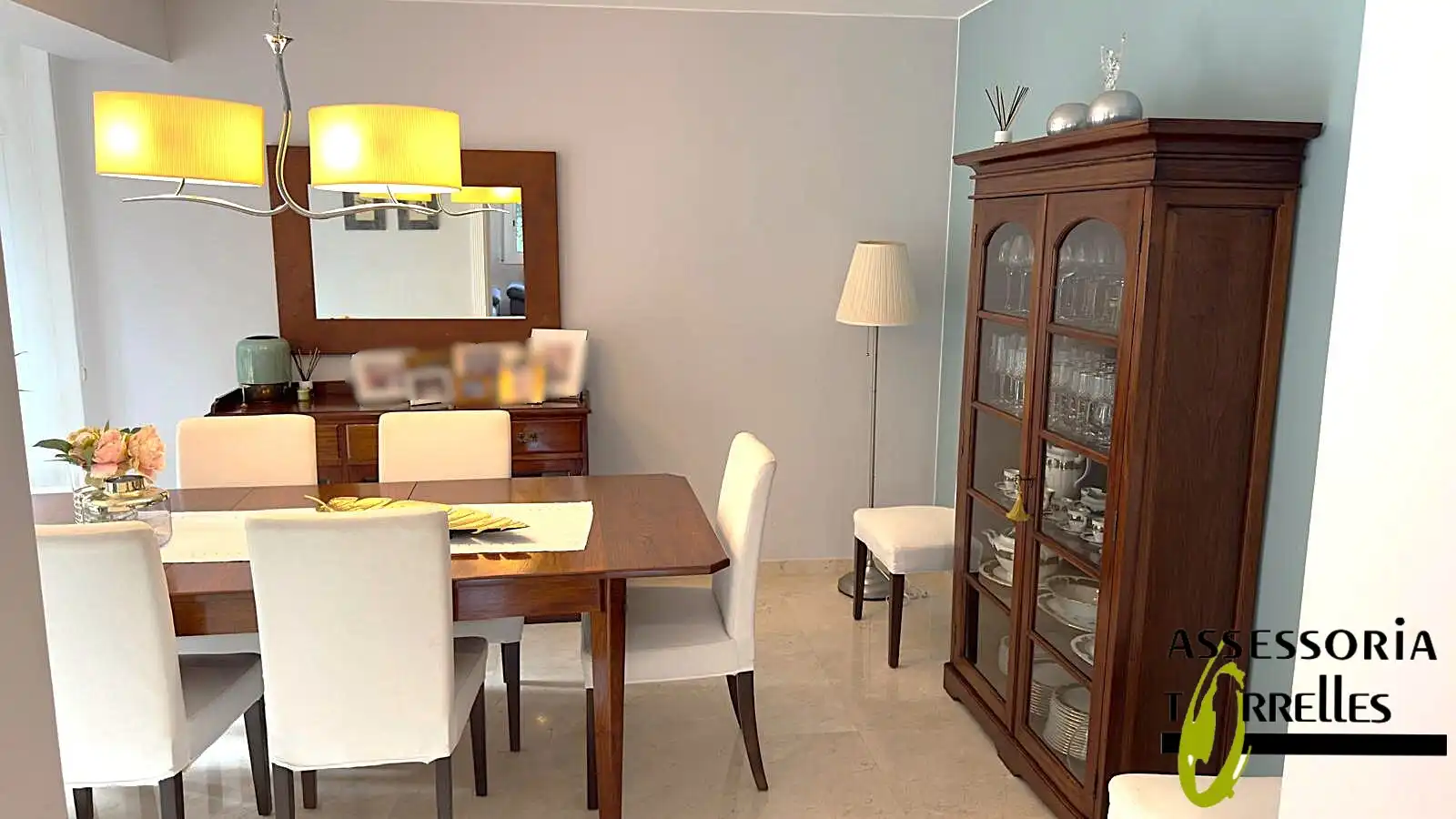 Esszimmer von Haus oder Chalet zum Verkauf in Torrelles de Llobregat mit Heizung, Privatgarten und Parkett