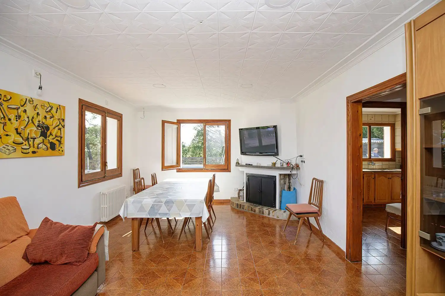 Comedor de Casa o chalet en venta en Llambilles con Calefacción, Jardín privado y Terraza