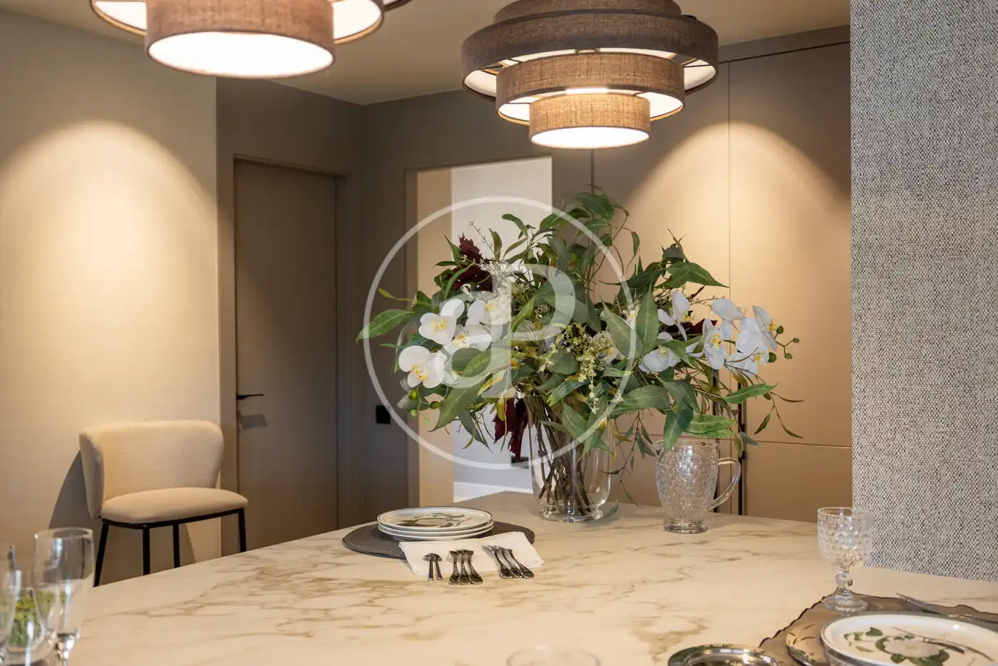 Esszimmer von Wohnung zum Verkauf in Barcelona mit Klimaanlage, Heizung und Terrasse