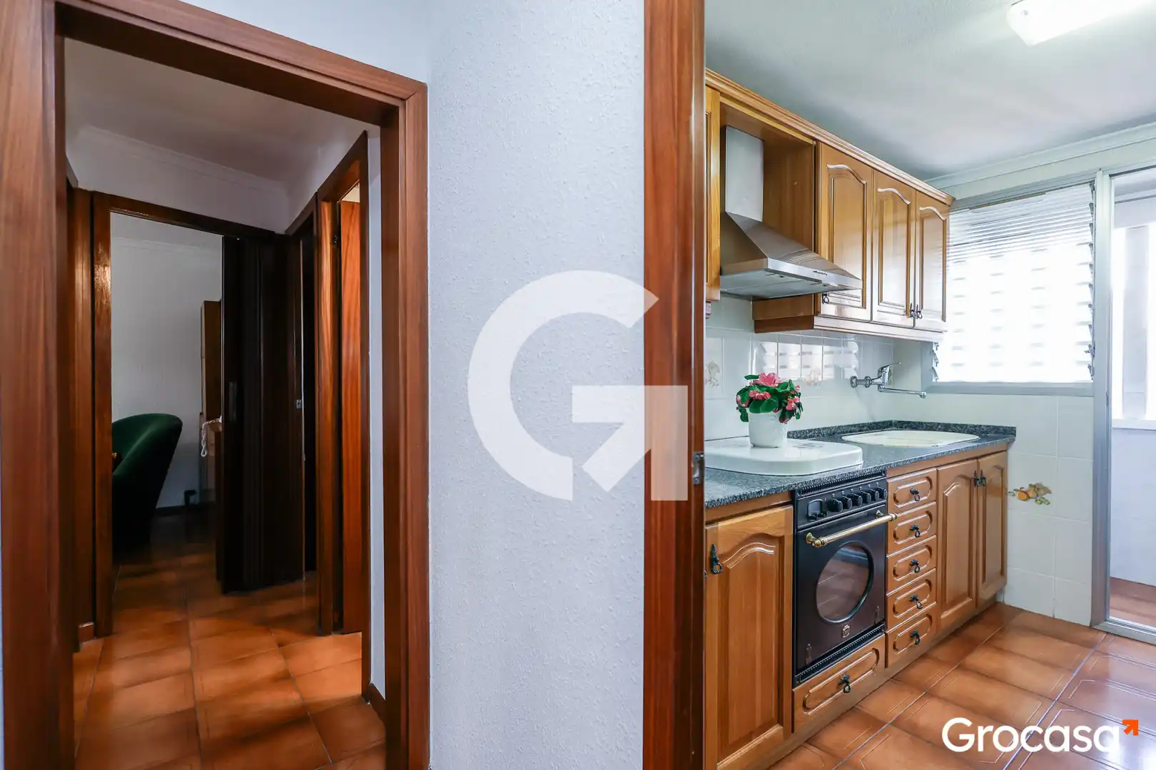 Kitchen of Flat for sale in L'Hospitalet de Llobregat  with Furnished, Oven and Washing machine