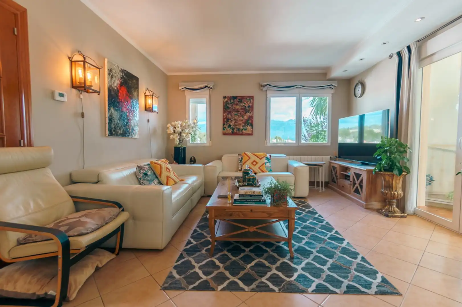 Sala d'estar de Casa o xalet en venda en L'Alfàs del Pi