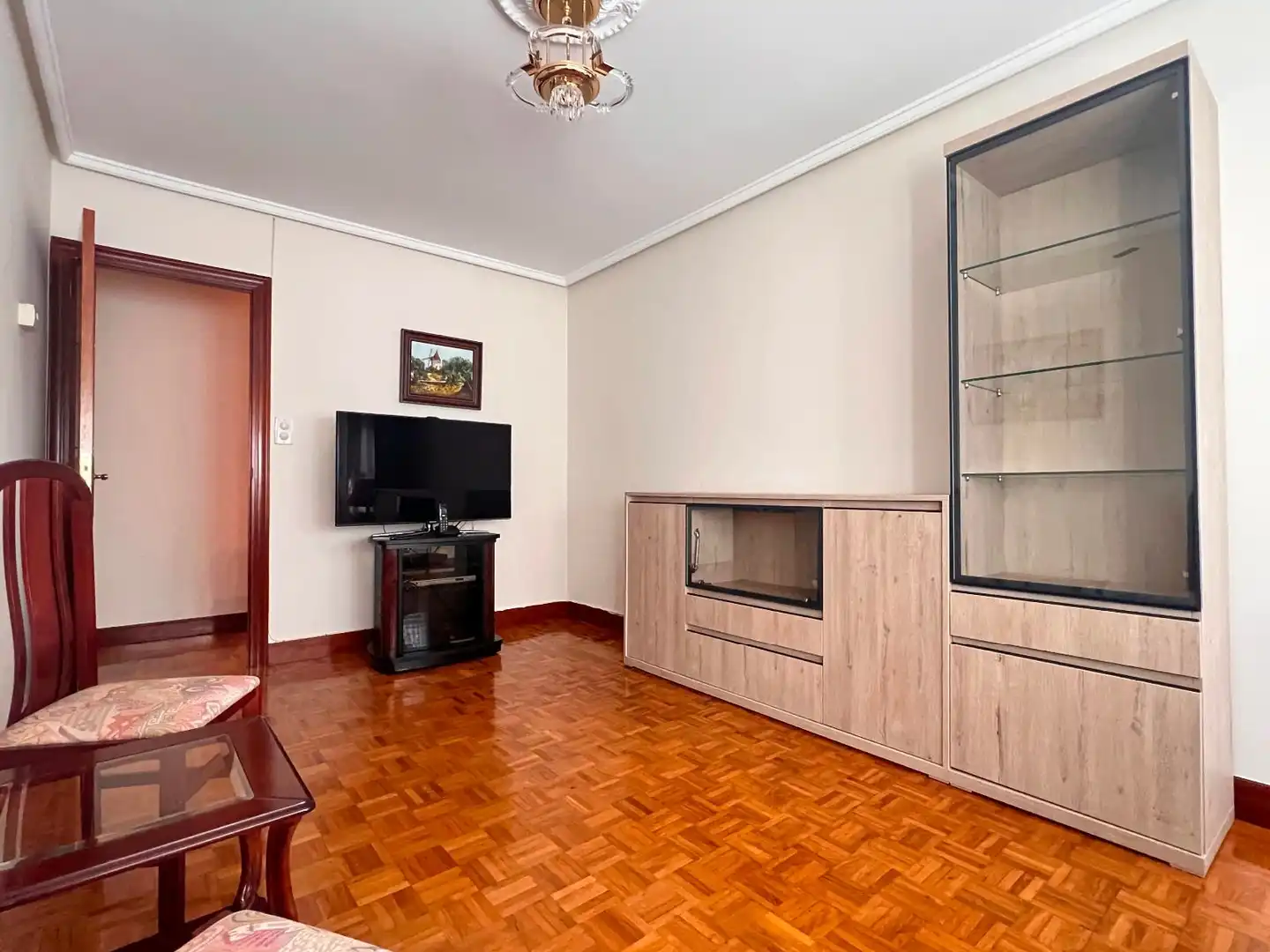 Sala d'estar de Pis en venda en Lasarte-Oria amb Calefacció, Parquet i Terrassa