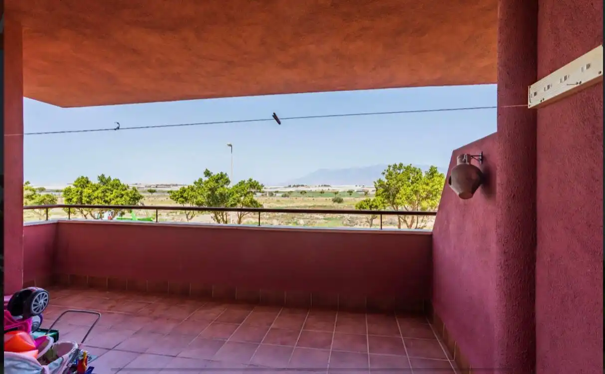 Jardín de Piso de alquiler en Roquetas de Mar con Aire acondicionado, Calefacción y Terraza