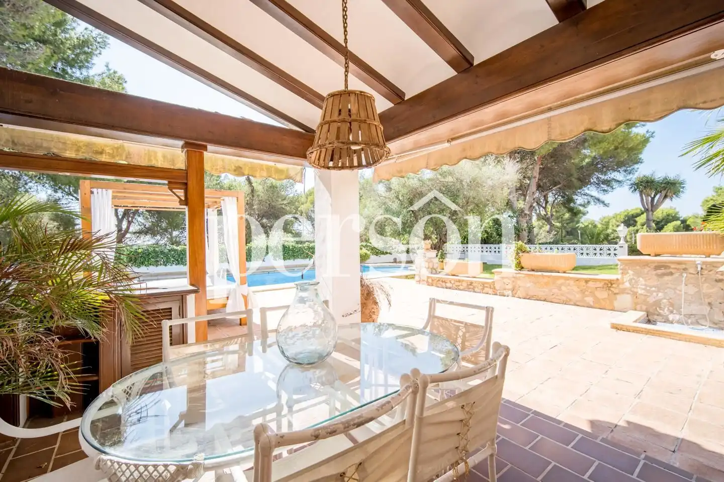 Garden of Houses for sale in Jávea / Xàbia  with Air Conditioner, Heating and Private garden