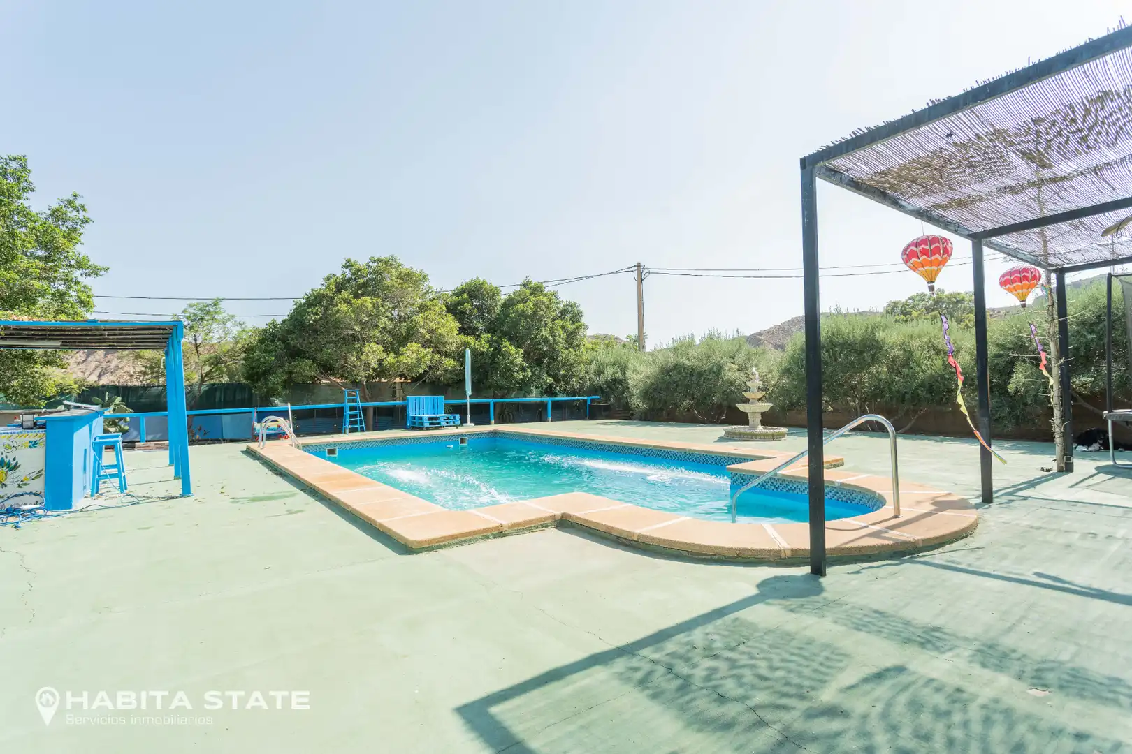 Piscina de Casa o xalet en venda en Gádor amb Aire condicionat, Jardí privat i Piscina