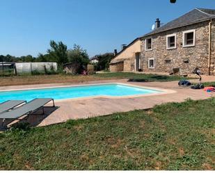Swimming pool of Country house for sale in A Pobra do Brollón   with Heating, Private garden and Parquet flooring