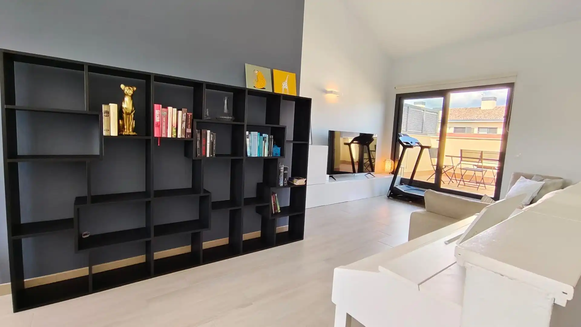 Sala de estar de Casa adosada en venta en Quart con Calefacción, Jardín privado y Terraza