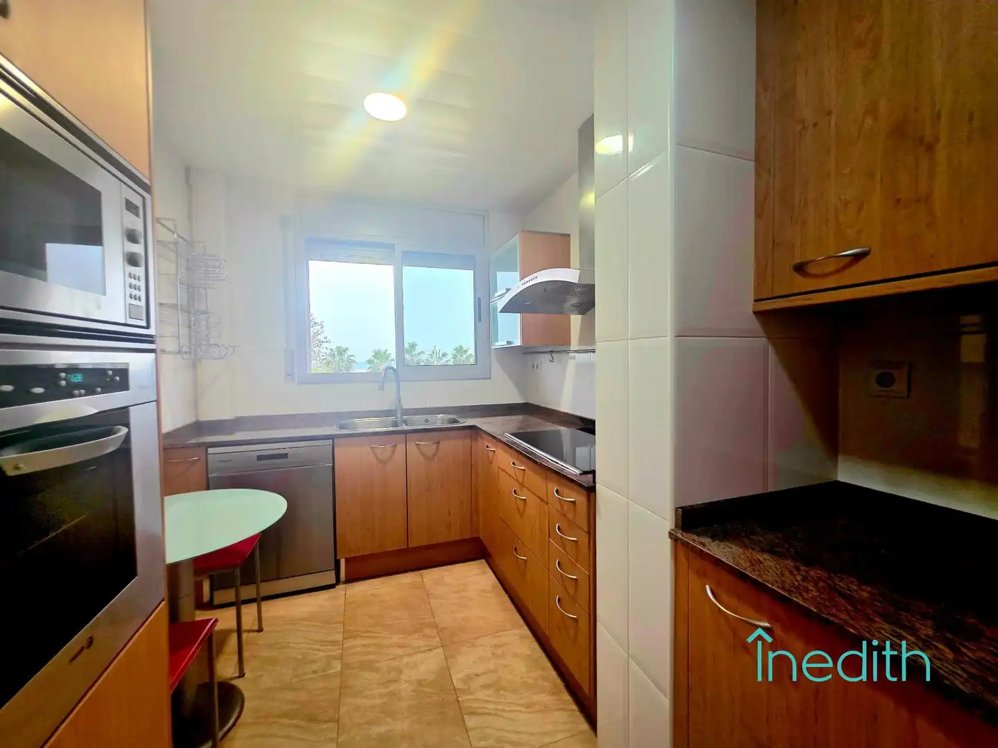 Küche von Wohnung zum Verkauf in Cubelles mit Klimaanlage, Heizung und Terrasse