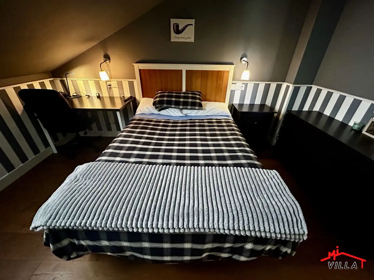 Habitación de Casa o chalet en venta en Bárcena de Cicero con Calefacción, Terraza y Amueblado