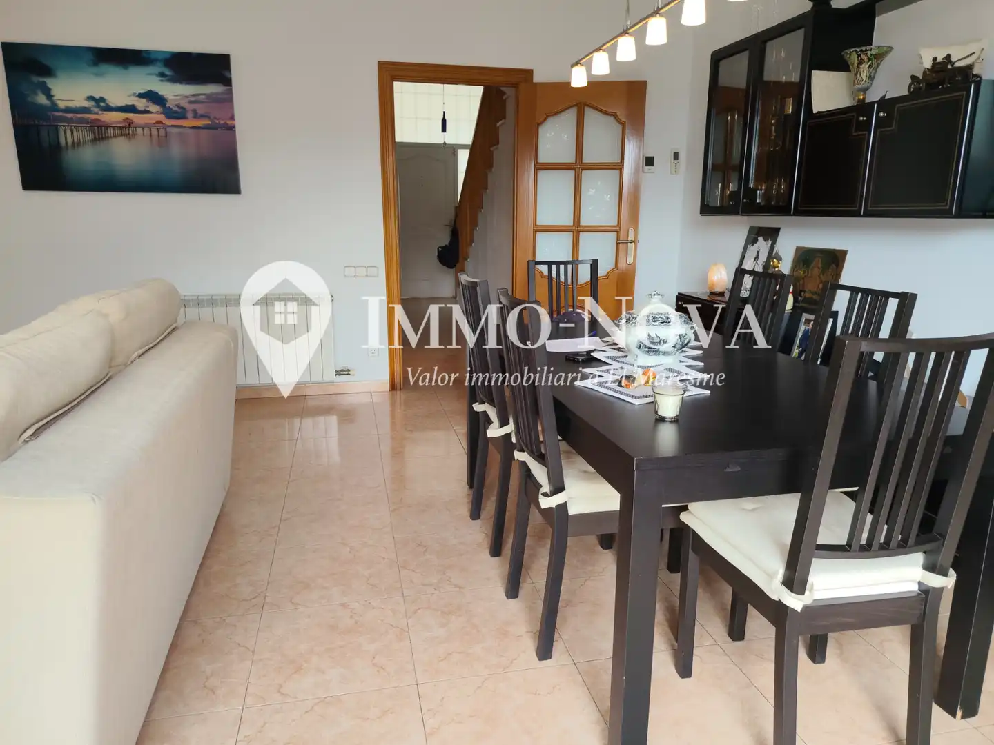 Dining room of Detached homes for sale in Mataró  with Heating, Terrace and Furnished