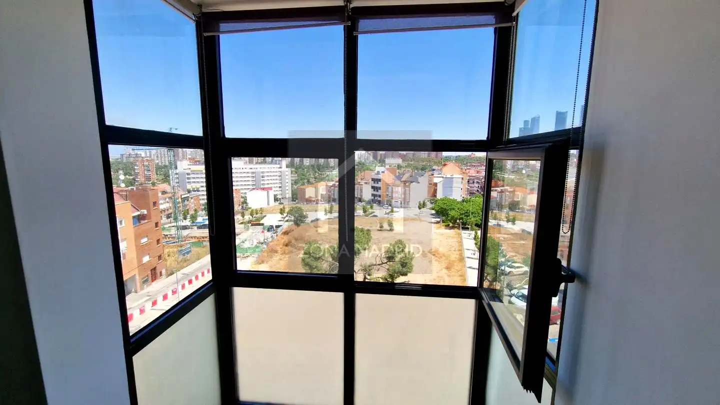 Terraza de Piso de alquiler en Madrid con Aire acondicionado y Amueblado