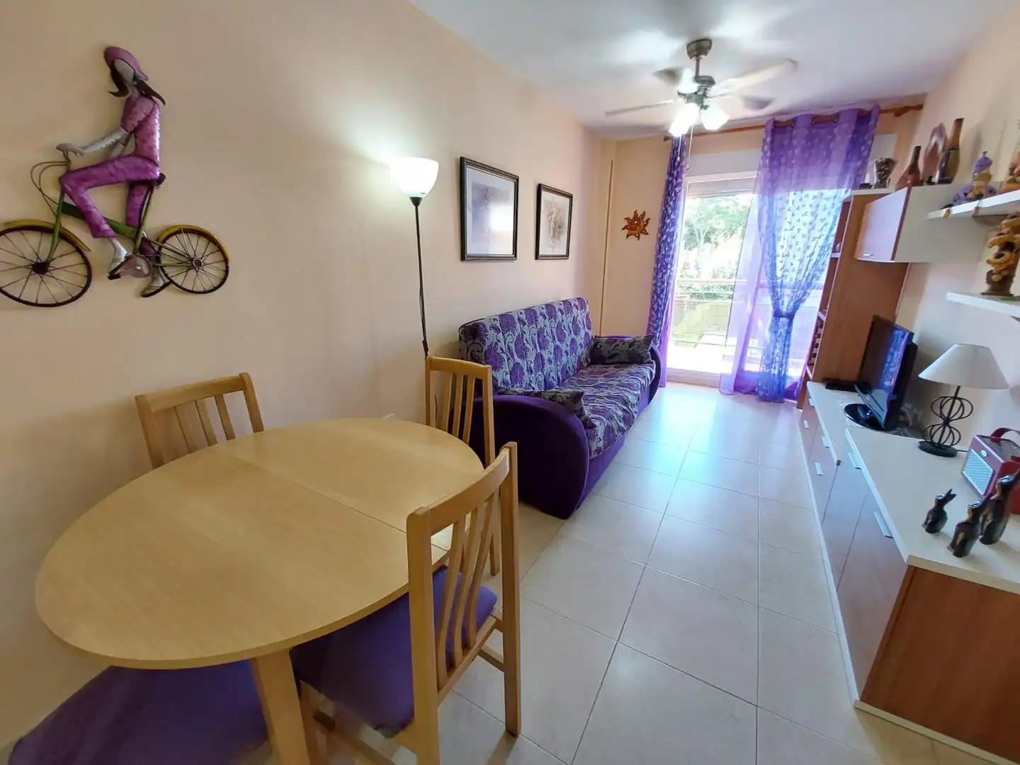 Sala de estar de Apartamento en venta en Oropesa del Mar / Orpesa con Aire acondicionado, Calefacción y Terraza